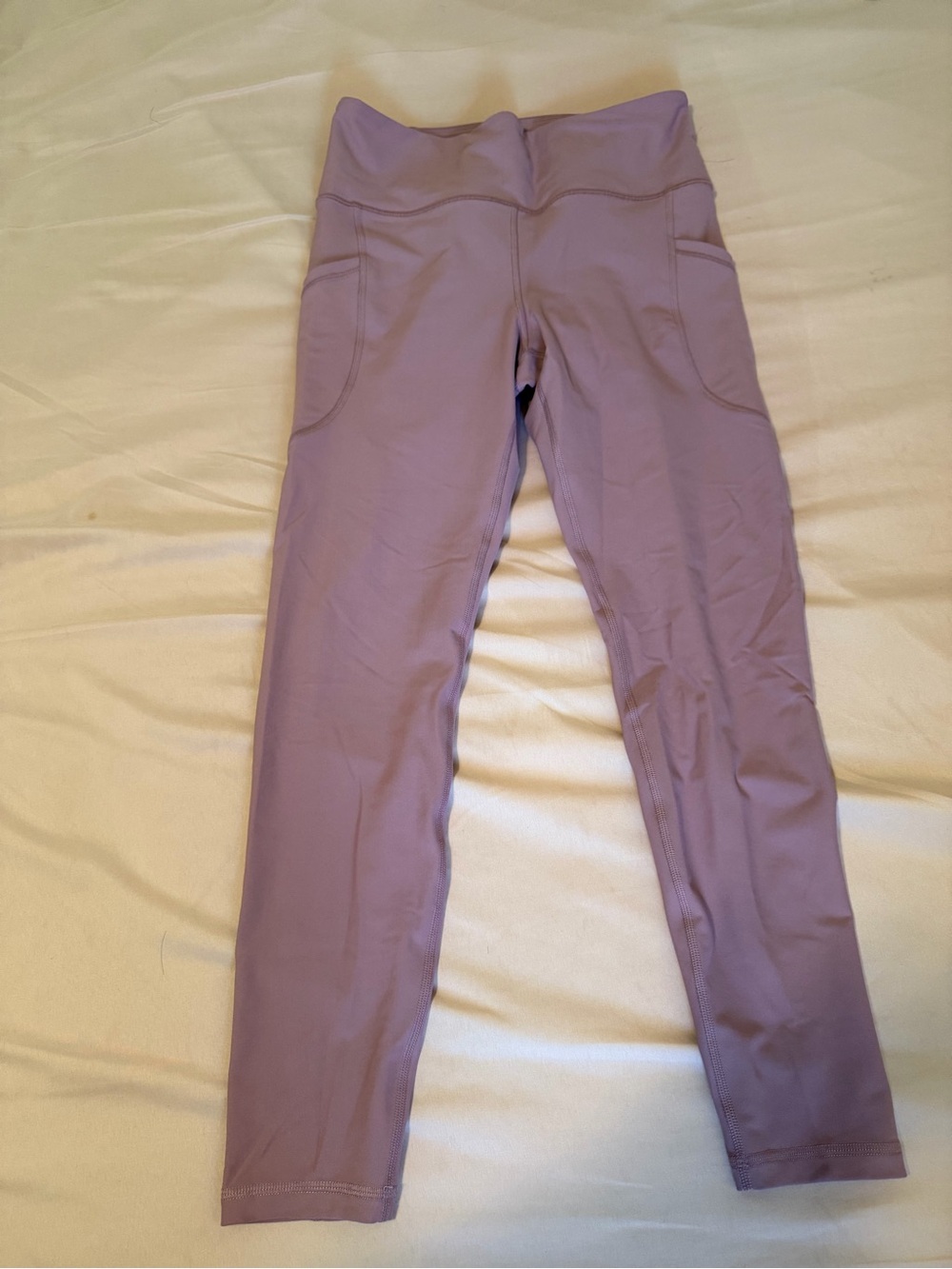 Old Navy Mauve High-Waist Leggings with Side Phone Pockets